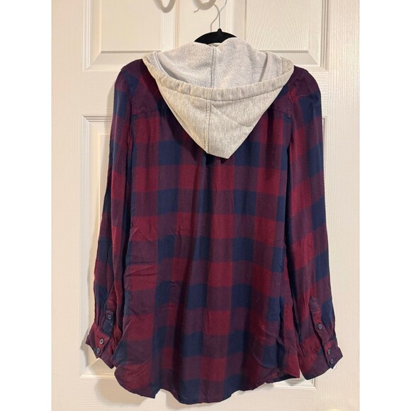 Thread+Supply Red & Blue Plaid Flannel Size S - Picture 9 of 9